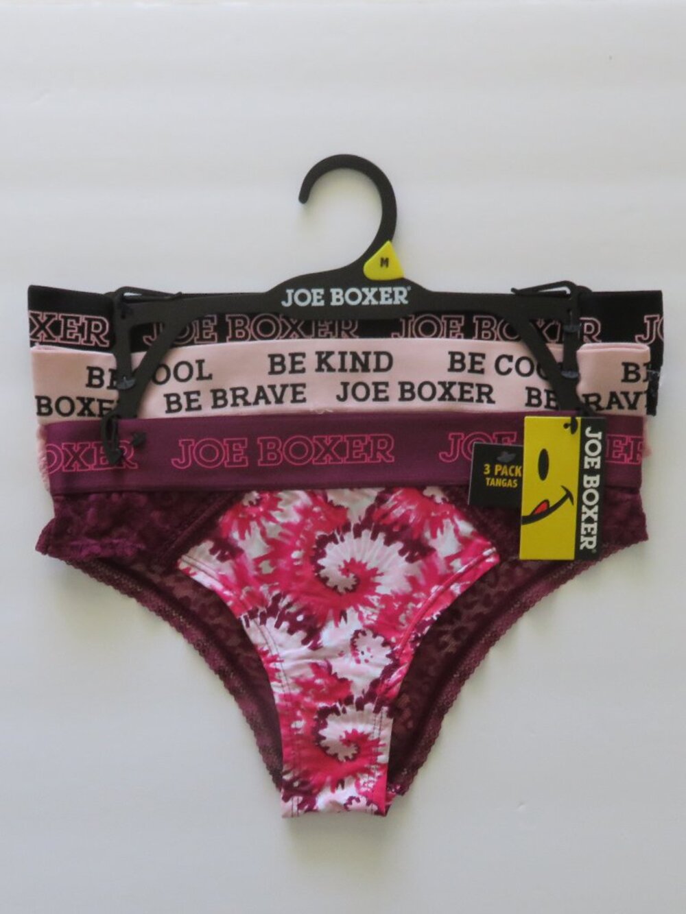 (#117) Joe Boxer 3 Pack Woman’s Tangas Panties